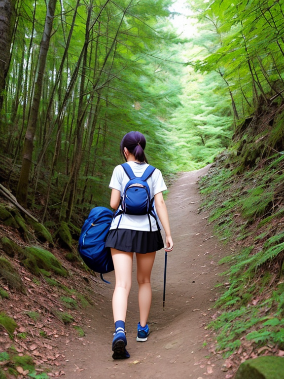 hiking [ai] by Ghost999919 on DeviantArt