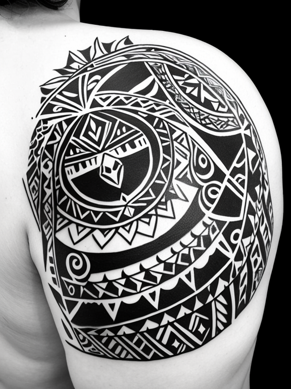 Polynesian Tattoos in Samoan and Tongan Style · Creative Fabrica