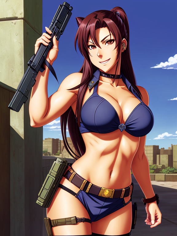 Black Logoon Revy Anime Illustrated Poster 10 (18inchx12inch) Photographic  Paper - Animation & Cartoons posters in India - Buy art, film, design,  movie, music, nature and educational paintings/wallpapers at Flipkart.com