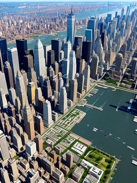 New York in 2050 destroyed by clima - OpenDream