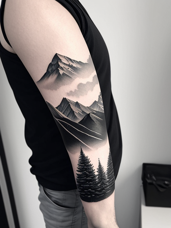 34 Magnificent Mountain Tattoo Ideas for Men & Women in 2024