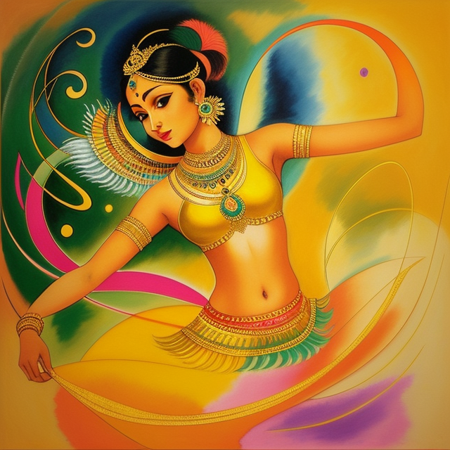 Bharatanatyam Dancer-2 Art Print, Wall Decor - Etsy | Dancers art, Dancing  drawings, Mandala design art
