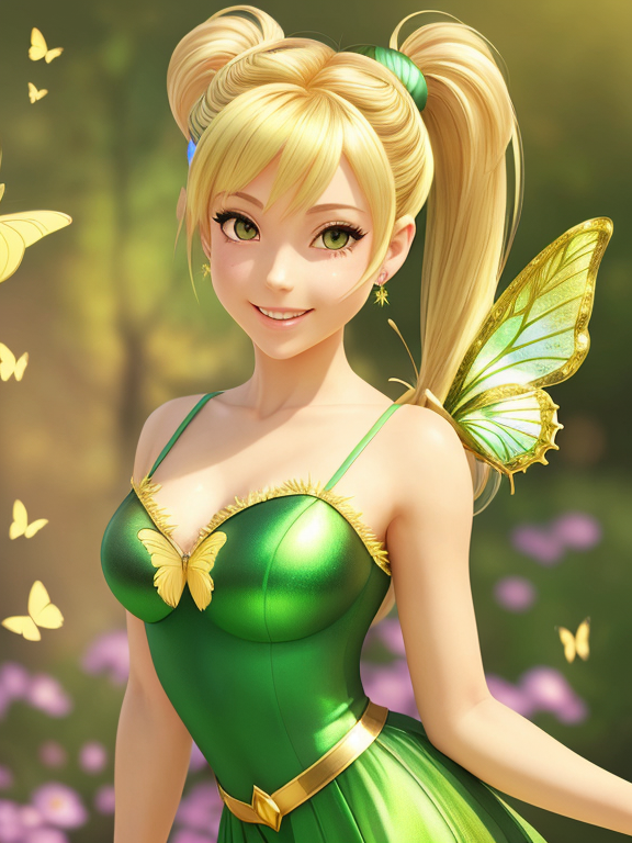 TinkerBell Anime | Tinkerbell, Peter pan disney, Disney fairies