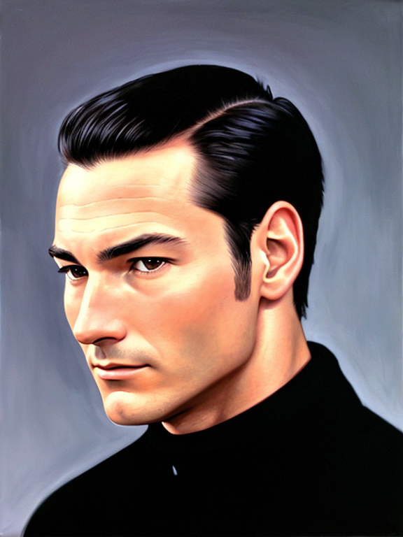 Young Patrick Stewart, strong jaw, ... - OpenDream