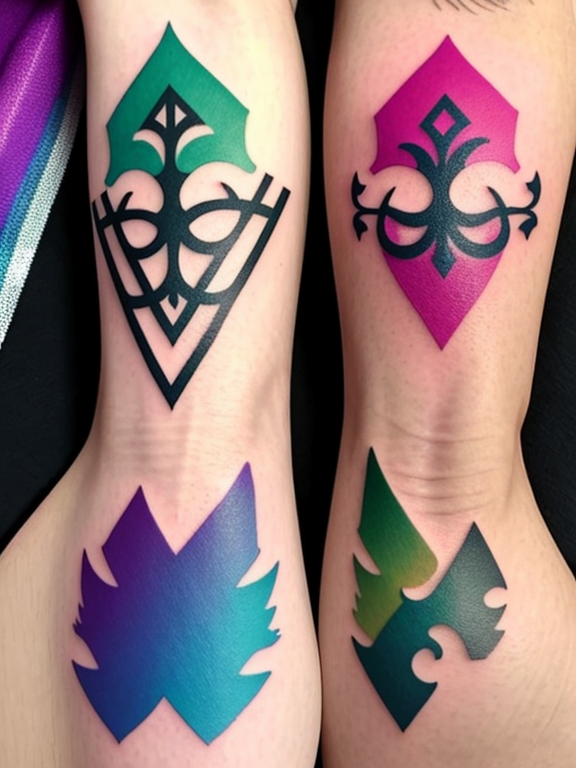 Sun and moon tattoo | Rainbow tattoos, Tattoos for daughters, Creative  tattoos