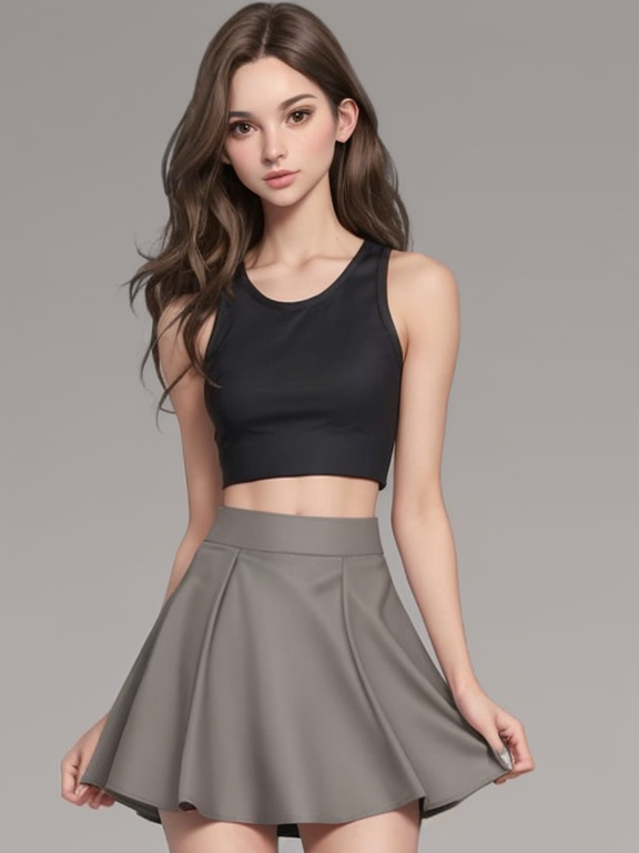 Dark Grey Sweater Skirt - Pleated Sweater Skirt - Grey Skirt - Lulus