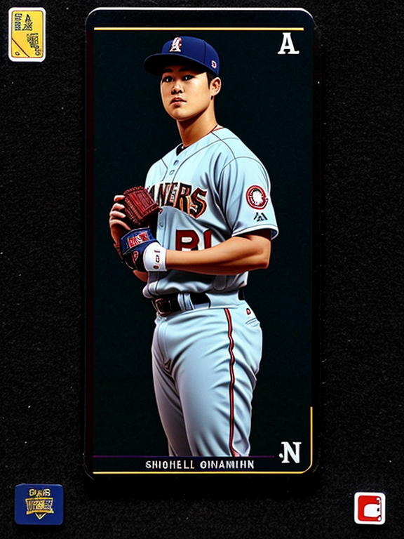 Shohei Ohtani, Baseball, Loteria Cards, Los Angeles Dodogers