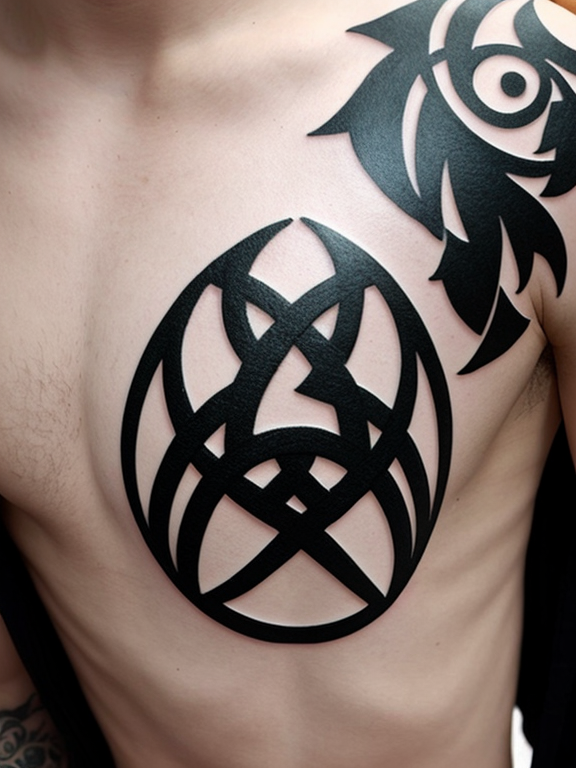 Triangle Juice Temporary Tattoo Ink Semi Permanent for Adults Woman Celtic Triquetra  Trinity Knot Interlaced with a Circle of Orname Navy Blue that Look Real  Men Women Chest Neck Arm (4 Sheets) :