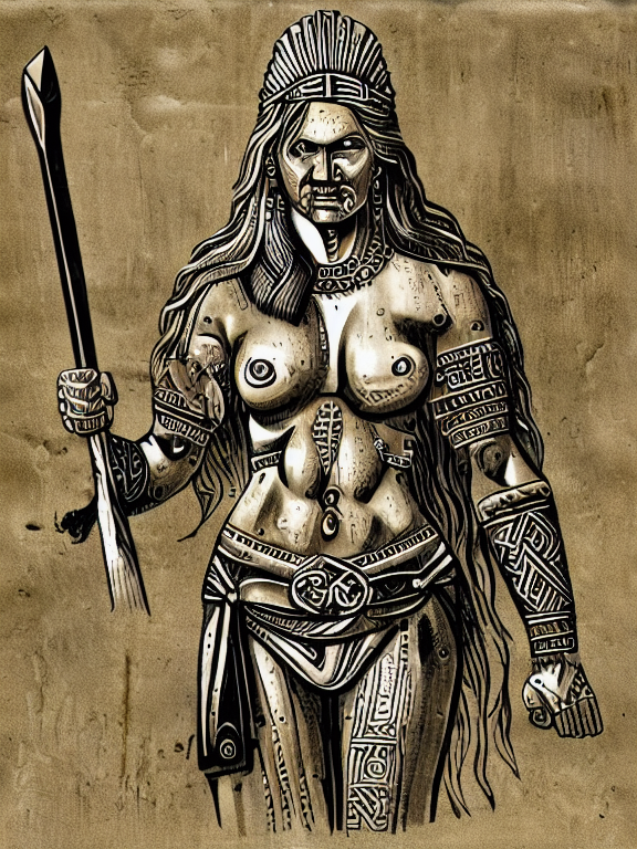 ancient viking goddess. (deformed, distorted, disfigured:1.3), poorly drawn, bad anatomy, wrong anatomy, extra limb, missing limb, floating limbs, (mutated hands and fingers:1.4), disconnected limbs, mutation, mutated, ugly, disgusting, blurry, amputation, watermark