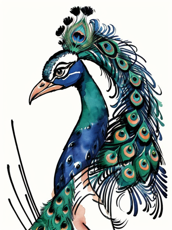 How To Draw A Peacock | Birds Drawing | Peacock Drawing | Easy Peacock  Drawing | Drawing Academy | How To Draw A Peacock | Birds Drawing | Peacock  Drawing | Easy