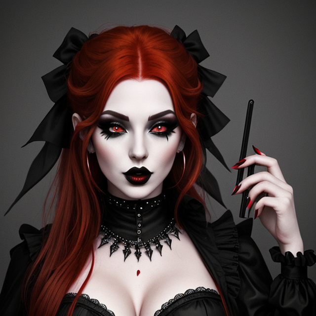 Red and black makeup :: Behance