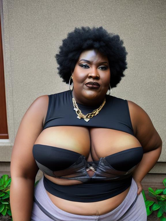 Big black tits
