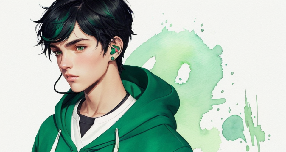 OpenDream - cute anime boy in hoodie anime style profile picture