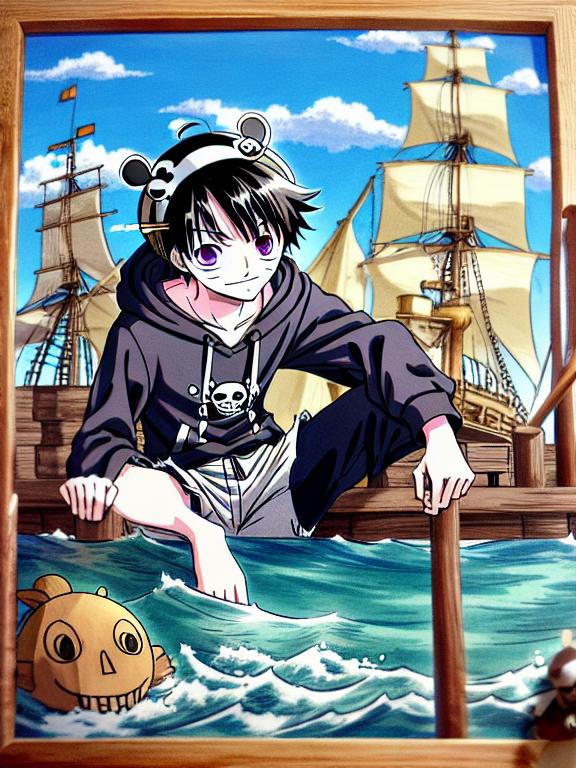 Amazon.com : Anime One OP Piece Heart Pirate Legion Flag 125x70cm -  Official License : Patio, Lawn & Garden