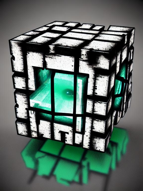 cube in prison, despair
