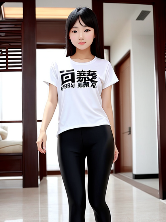 Chinese girl wearing leggings - OpenDream