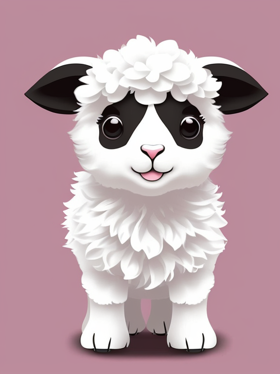 cute sheep collection black and white hand drawn style 8146221 Vector Art  at Vecteezy