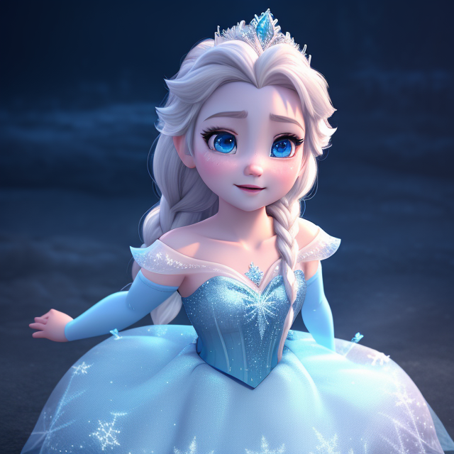 Cute Disney Princess Template by DreamShaper | OpenDream