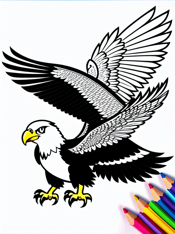 How to Draw a eagle head step by step for beginners: 9 Simple phase