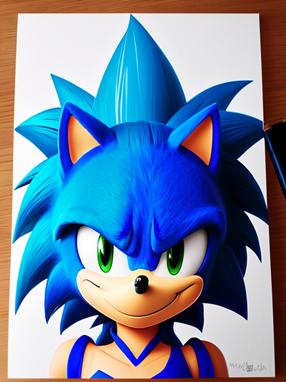 Sonic The Hedgehog Drawing - Drawing Skill