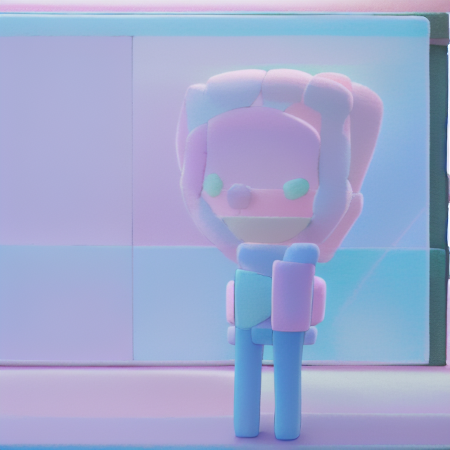hello kitty, standing character, soft smooth lighting, soft pastel colors, Scottie young, 3d blender render, polycount, modular constructivism, pop surrealism, physically based rendering, square image, Tiny cute