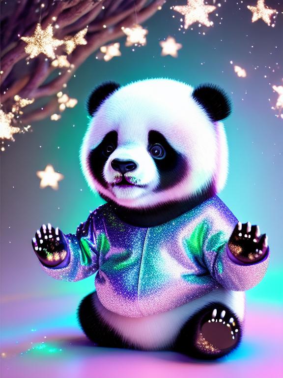 gorgeous baby dressed like panda di - OpenDream