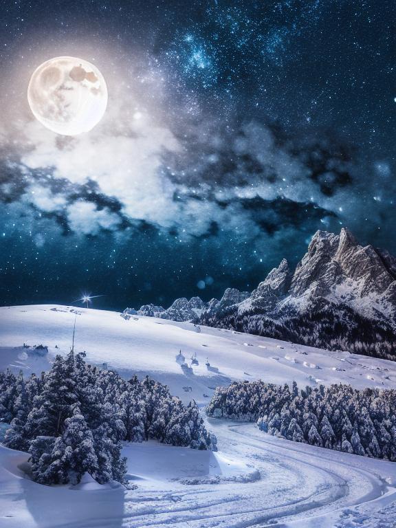 big beautiful super detailed moon, winter, silver night in the mountains, stars, satellites, cryengine, hyper realistic, amazing highly detailed, octane rendering, 3d rendering, 4k, cgsociety, chromatic aberration, cinematic lighting
, Close up, Hyperrealistic, Martin Schoeller, Shutterstock contest winner, National Geographic photo, Behance contest winner