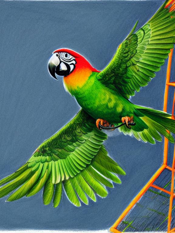 Green Parrots – Sunnyfae