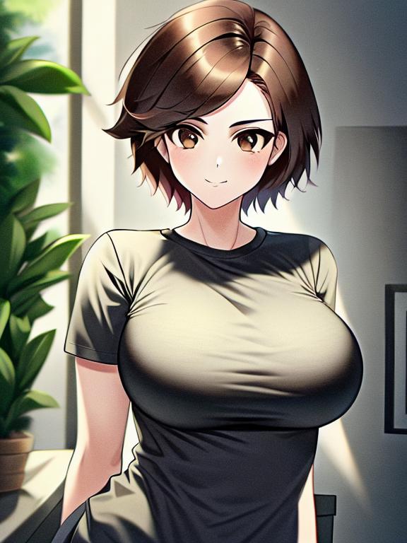 anime girl, busty adult body, extre - OpenDream