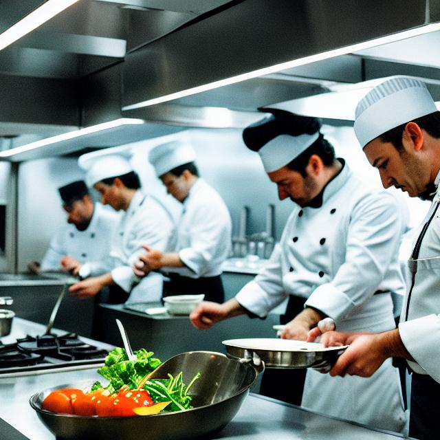 a group of chefs preparing food in ... - OpenDream