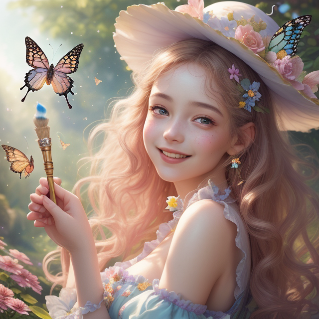 Dreamy girl
