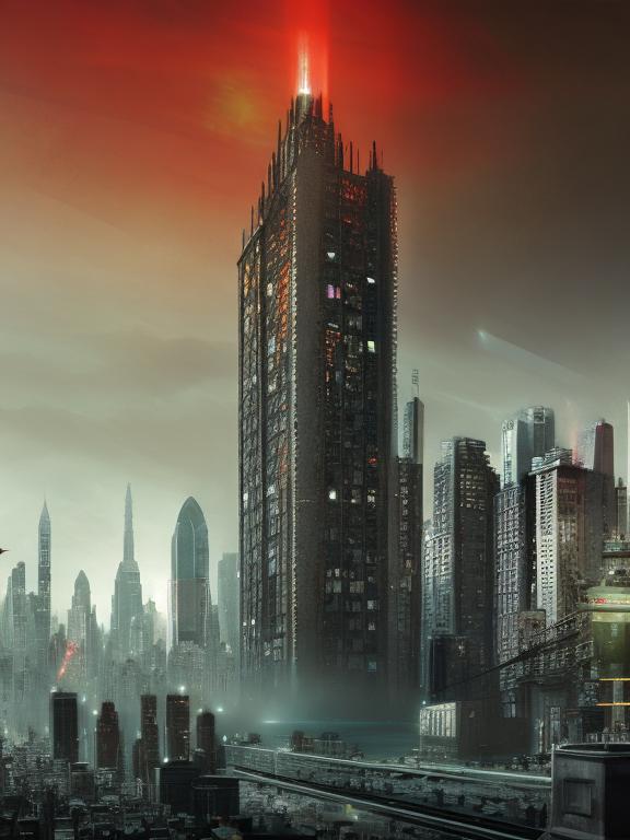 Dark Cyberpunk Cityscapes