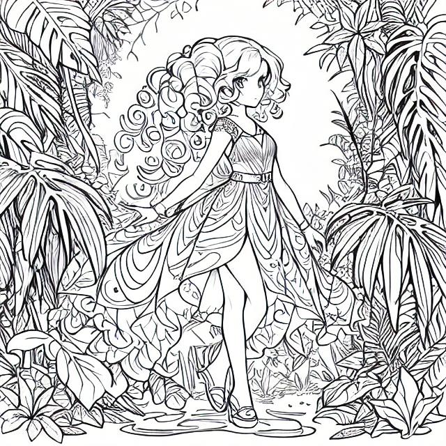 Princess Coloring Book